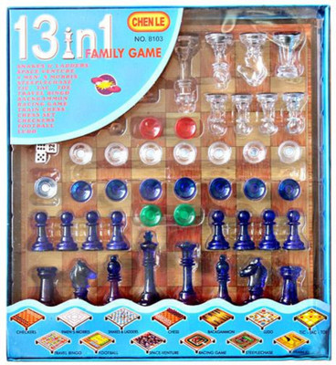 

Johnnie Boy 13 IN 1 BOARD GAME ,CHESS GAME (MULTI BOARD GAME ) Board Game