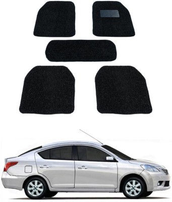 AUTO PEARL PVC (Polyvinyl Chloride), Plastic Standard Mat For  Nissan Sunny(Black)
