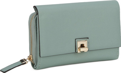 

Accessorize Women Casual Grey Artificial Leather Wallet(6 Card Slots), Green