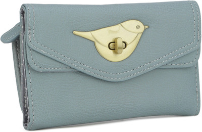 

Accessorize Women Grey Artificial Leather Wallet(9 Card Slots)
