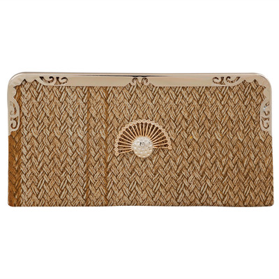 

HUSSIE Casual Beige Clutch
