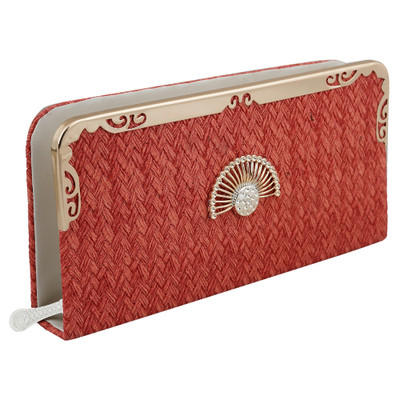 

HUSSIE Casual Pink Clutch