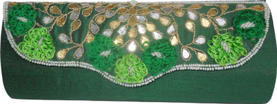 

Spice Art Party Green Clutch