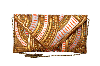 

RICHLYNN Party Brown Clutch