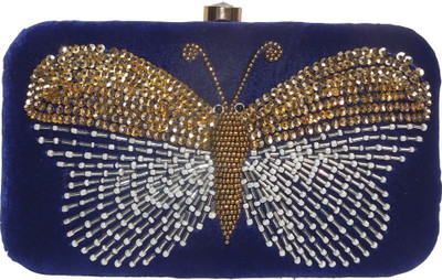 

Spice Art Party Blue Clutch