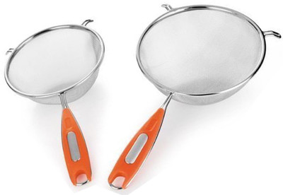 KUBER INDUSTRIES Collapsible Sieve(Silver)