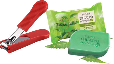 

Oriflame Sweden Nature Secrets Soap Bar with anti-bacterial Neem extract (30807) With Nail Cutter(Set of 2)
