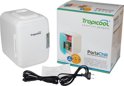 

Tropicool PC-05 White PortaChill 5 L Compact Refrigerator(White)