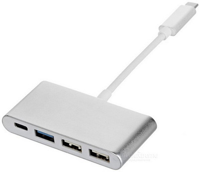 

Microware USB 3.1 Type C to USB 2.0 and USB 3.0 Hub OTG Cable(White)