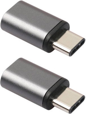 

Gadget Deals Pack of two - Micro USB to USB type C (USB 3.1) Converter Adapter (supports dash/fast charging, colors will be sent as per availability) USB C Type Cable(Multicolor)