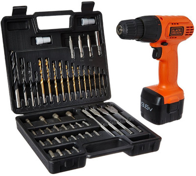 BLACK+DECKER 12-Volt Cordless /Driver with Keyless and 50 Accessories Kit CD121K50 Angle Drill(10 mm Chuck Size) BLACK+DECKER 12-Volt Cordless /Driver with Keyless and 50 Accessories Kit CD121K50 Angle Drill(10 mm Chuck Size)
