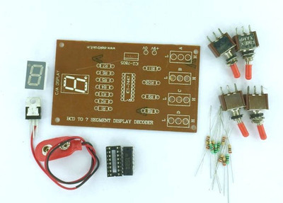 

SunRobotics BCD to 7 Segment Display Educational Electronic Hobby Kit