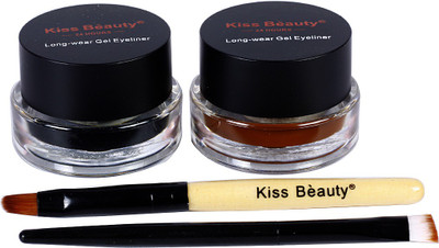 

Kiss Beauty eye liner gel black and brown 14 ml(balck, brown)