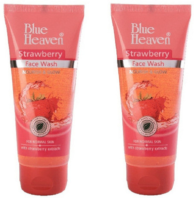

Blue Heaven STRAWBERRY FACE WASH, 120ML, PACK OF 2, COMBO BY BEAUTYANDCARE Face Wash(120 ml)