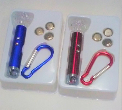 

OM FGT1 3 in 1 LASER LED LIGHT KEY CHAIN, SIZE- 7/1.5 CM, COMBO PACK Gag Toy