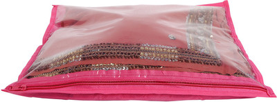 

Bulbul saree covers combo of 12 pcs single12pk pink12(Pink)
