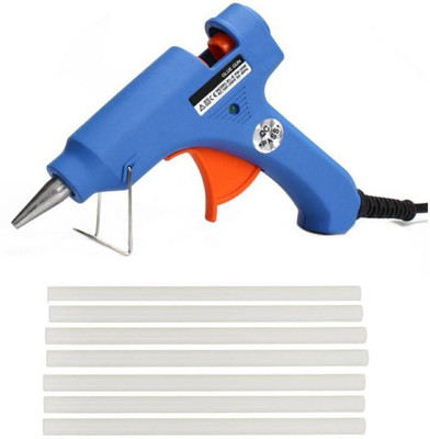 

Glun Blue Super mini 20W On Off Switch And Indicator With 7 Hot Melt Glue Sticks Standard Temperature Corded Glue Gun(7 mm)