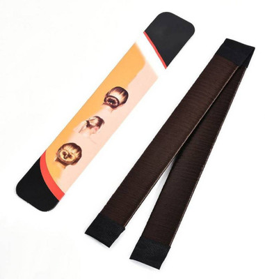 

SUBAM Hair Styling Donut Bun Maker Former Foam French Twist Magic Tool for Women & Girls - Brown Bun (Brown) Bun(Brown)