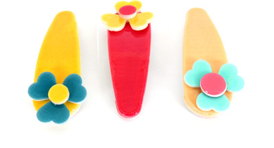 

Ayesha lil star kids set of three Multicolored Cute Lil Flower Hair Pins Hair Pin(Multicolor)