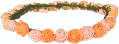 

Loops n knots Orange & Pink Tiara (ha1242) Head Band(Orange, Pink)