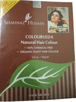 Shahnaz Husain Colourveda Natural Hair Colour , Dark Brown
