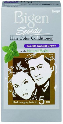 

Bigen Speedy Hair Color Conditioner With Natural Herbs Hair Color(No. 884 Natural Brown)