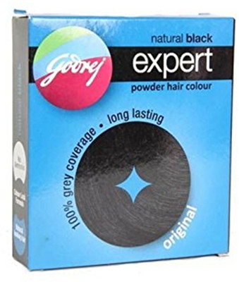 

Godrej Natural Black Expert Powder Hair Colour ( Pack of 8) Hair Color(Black)