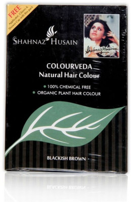 

Shahnaz Husain Colourveda Natural Hair Colour Hair Color(Blackish Brown)