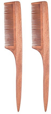 

Fully NEEM WOOD TAIL COMB (COMBO OF 2 COMB)
