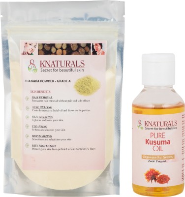 Flipkart - KNATURALS Thanaka Powder & Kusuma Oil for hair removal Cream(100 g)
