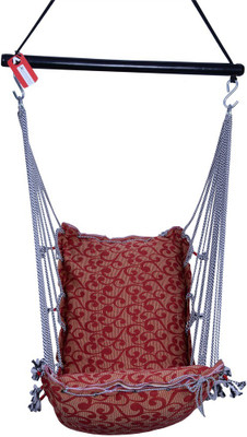 Kkriya Home Decor ORANGE Cotton Swing(Orange) Flipkart
