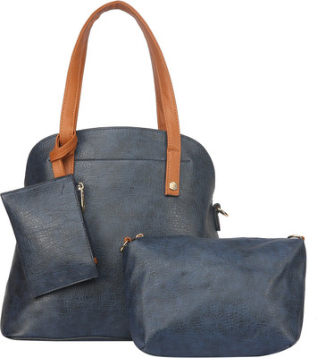 

Fiona Trends Shoulder Bag(Blue, Tan)