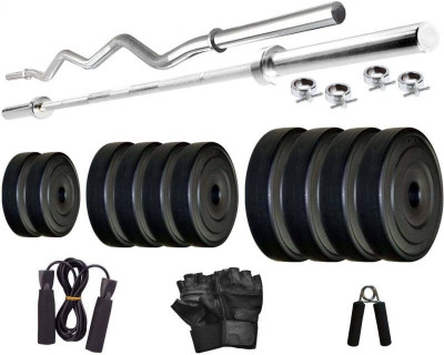 

Star X 24KG PVC weight with rods set and accessories Home Gym Combo(20 - 40 kg)