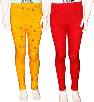 e'HiOSe Legging For Girls(Multicolor Pack of 2)