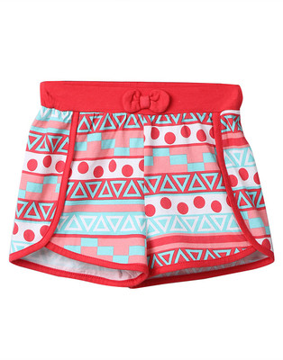 

Beebay Short For Girls Casual Printed Cotton(Multicolor, Pack of 1
