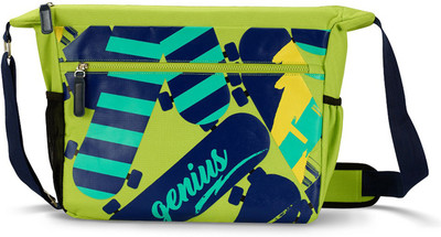 

Genius 15 inch Laptop Messenger Bag(Multicolor), Green