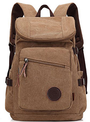 

DMG 15.6 inch Expandable Laptop Backpack(Brown)
