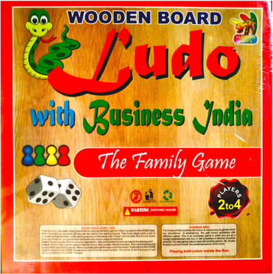 

Nici Wooden LUDO with Business India(Multicolor)