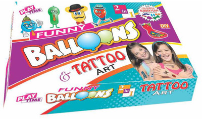 

Nici Funny Baloons Tattoo Art Kit(Multicolor)