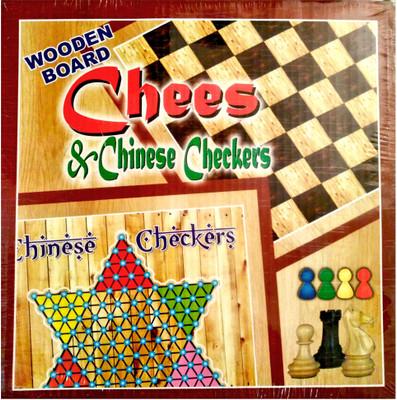 

Nici Wooden Chess & Chinese Checkers(Multicolor)