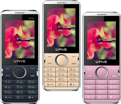 

Gfive WP89 Pack of Three Mobiles(Blue $$ Green, Champagne Gold, Rose Gold)