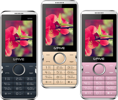 

Gfive WP89 Pack of Three Mobiles(Blue $$ Orange, Champagne Gold, Rose Gold)