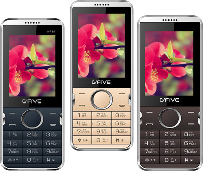 

Gfive WP89 Pack of Three Mobiles(Blue $$ Orange, Champagne Gold, Coffee)