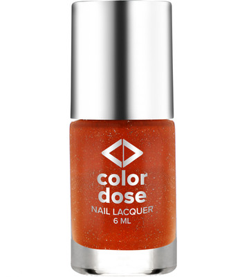 

Color Dose Nail Polish Glittery Rust