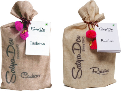 

SatyaDev Cashew-Raisins Assorted Nuts(400 g, Pouch)