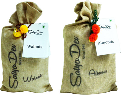 

SatyaDev Almond-Walnut Assorted Nuts(400 g, Pouch)