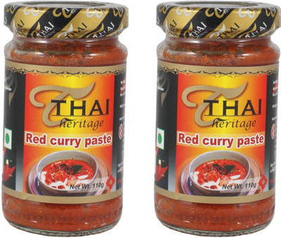 

Thai Heritage Red Curry Paste(110 g, Pack of 2)