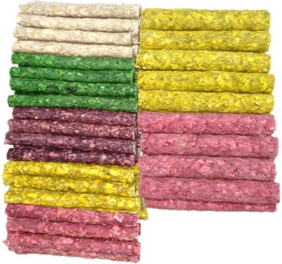 

SAWAY Combo offer Raw Hide Twisted Munchy Stick & Kabab Mix (Mix 1+1 ) Beef, Chicken Dog Chew(2 kg, Pack of 2)