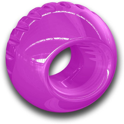 

Outward Hound Bionic Opaque Ball Purple, Medium Rubber Ball For Dog