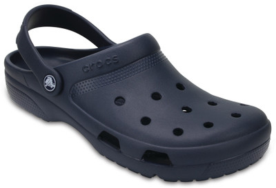 crocs navy clogs